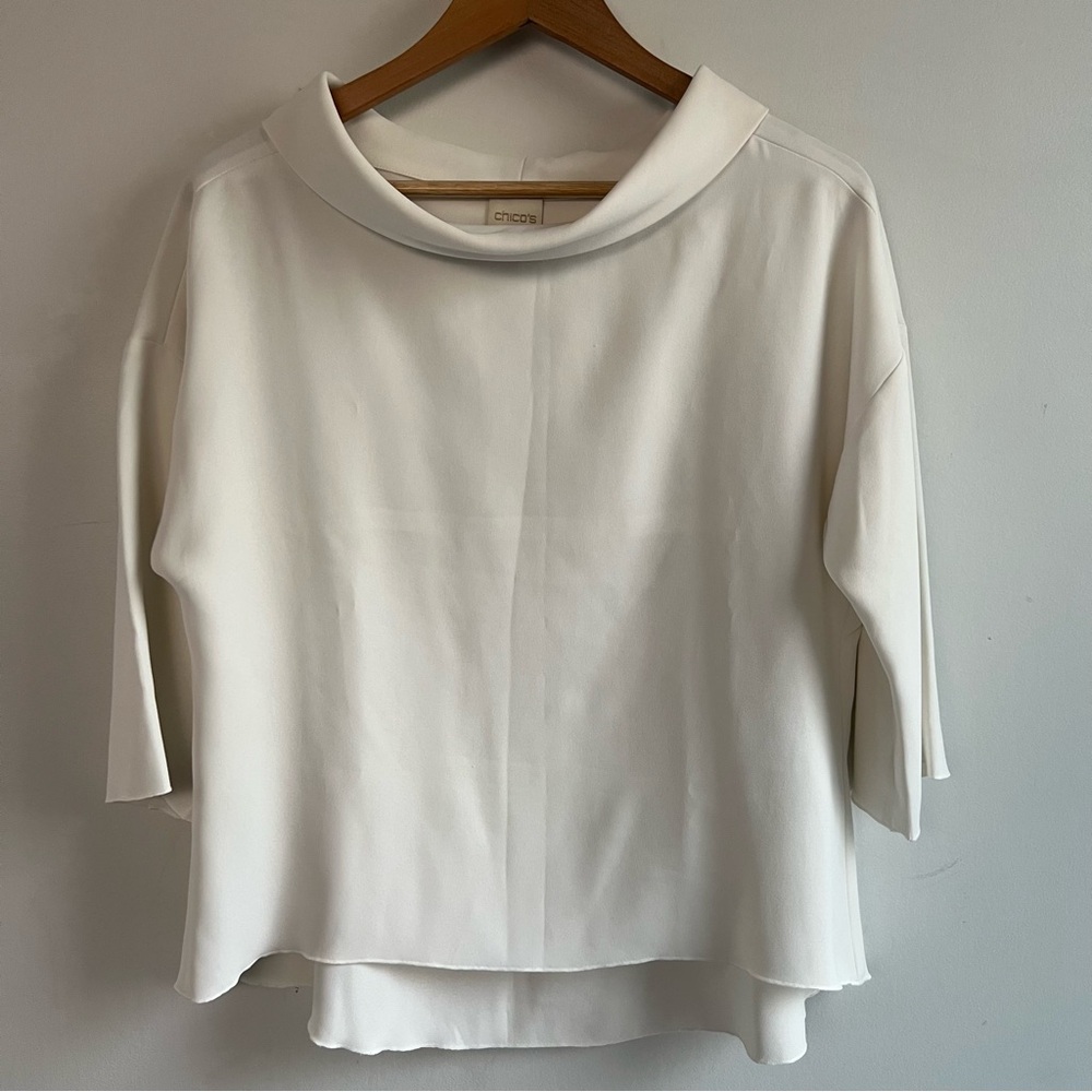 Chico's Blouse with Cowl Neck